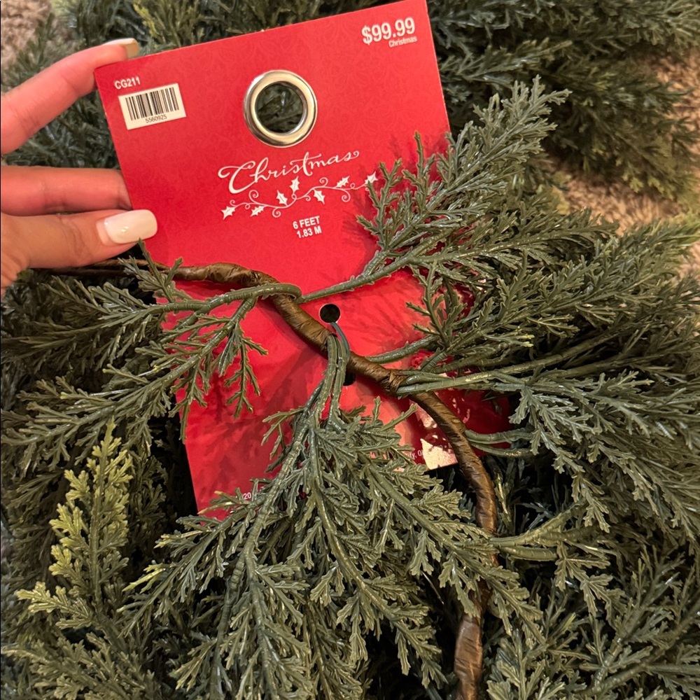 Hobby Lobby 6ft Cedar Garland Tiktok viral